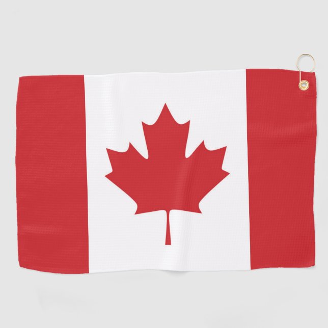 Flagge Kanadas Golfhandtuch (Horizontal)
