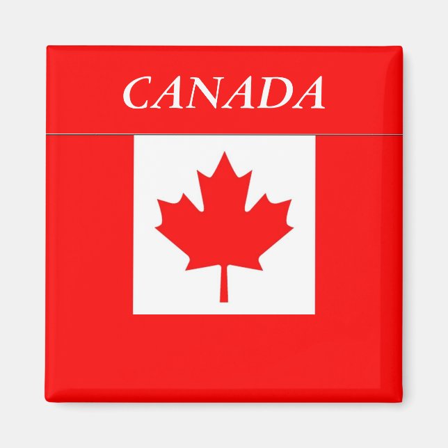Flagge Kanadas Magnet (Vorne)
