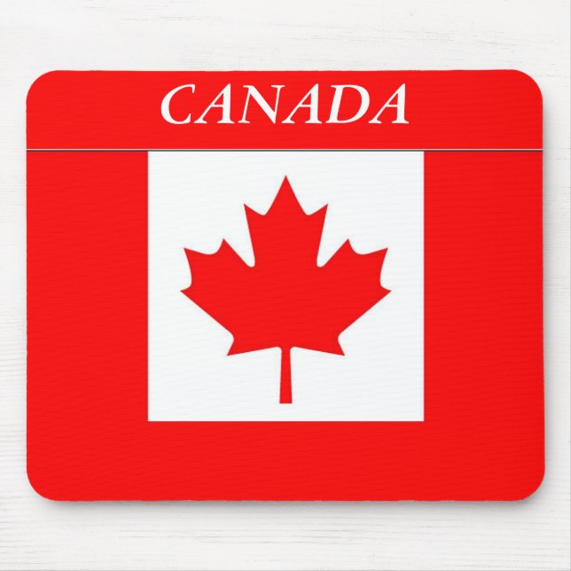 Flagge Kanadas Mousepad (Vorne)