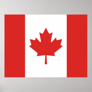 Flagge Kanadas Poster