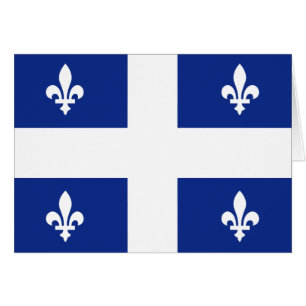 Flagge Kanadas Quebec