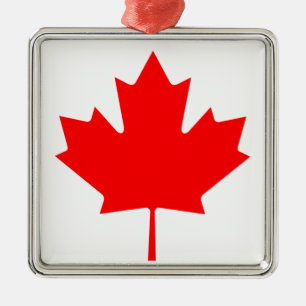 Flagge Kanadas Silbernes Ornament