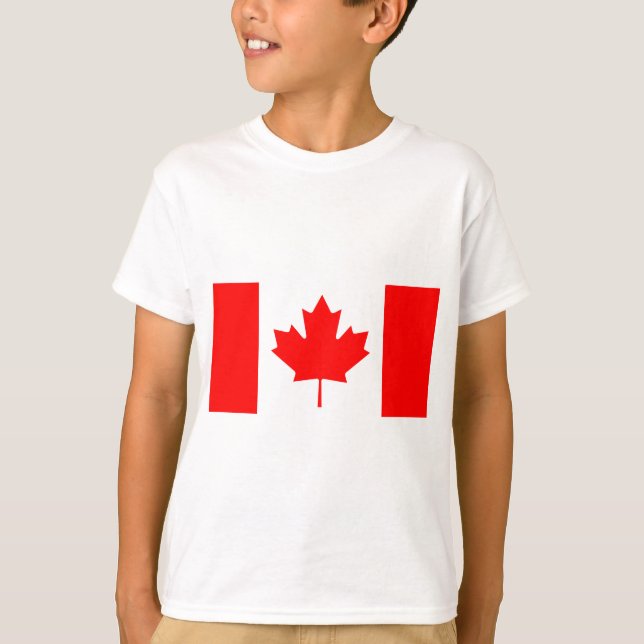 Flagge Kanadas T-Shirt (Vorderseite)