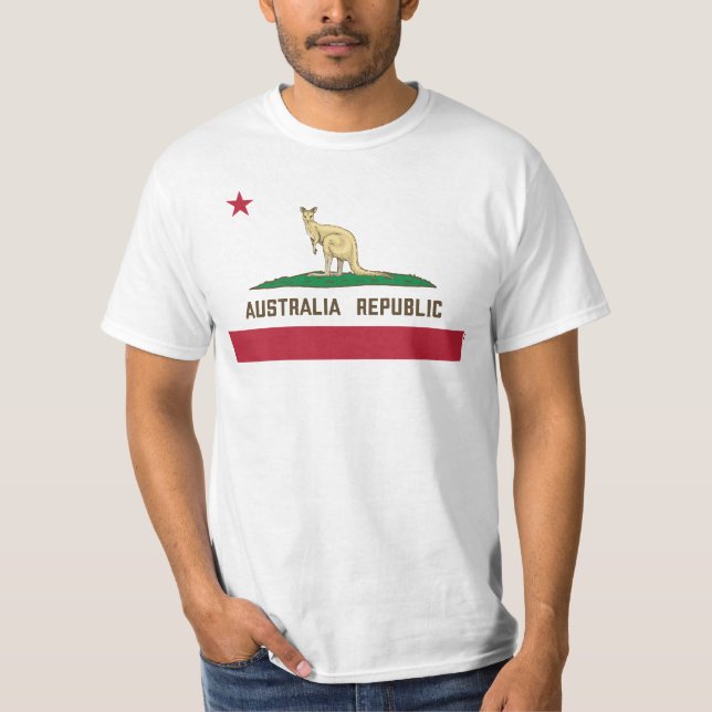 Flagge Kangaroo T-Shirt (Vorderseite)