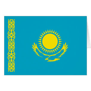 Flagge Kasachstan