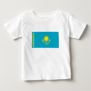 Flagge Kasachstan Baby T-shirt