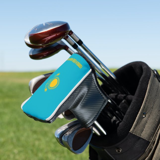 Flagge Kasachstan Golf Headcover (In Situ)