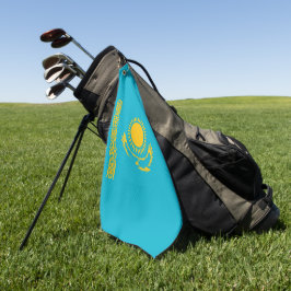 Flagge Kasachstan Golfhandtuch