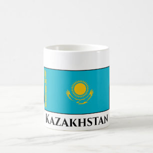 Flagge Kasachstan Kaffeetasse
