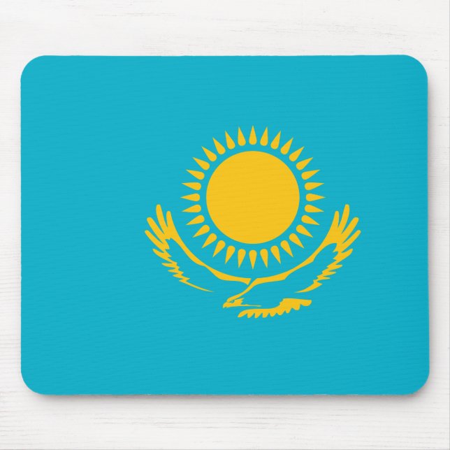 Flagge Kasachstan Mousepad (Vorne)