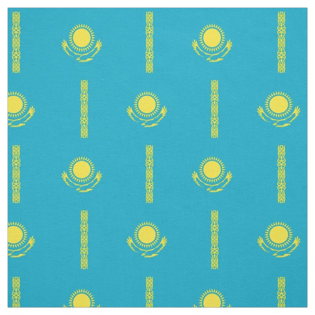 Flagge Kasachstan Stoff (Muster)
