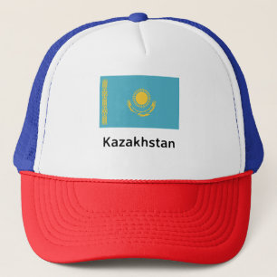 Flagge Kasachstan Truckerkappe