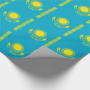 Flagge Kasachstans Geschenkpapier