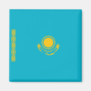 Flagge Kasachstans Magnet