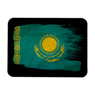 Flagge Kasachstans Magnet