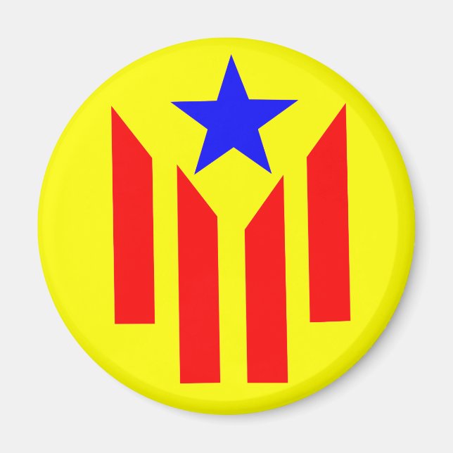Flagge Katalanischer Estelada Magnet (Vorne)