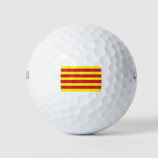 Flagge Kataloniens Golfball