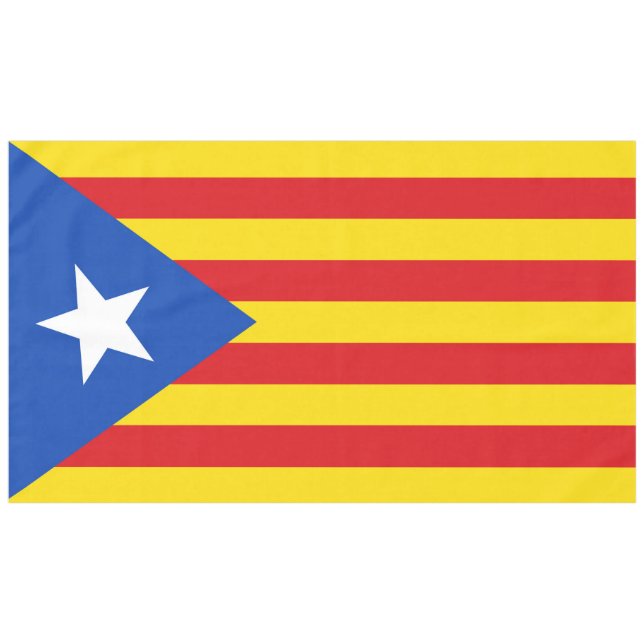 Flagge Kataloniens Tischdecke (Vorderseite (Horizontal))