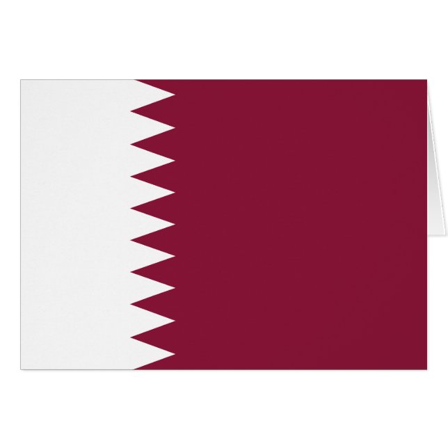 Flagge Katars (Vorderseite (Horizontal))