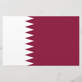 Flagge Katars Briefpapier