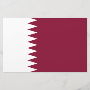 Flagge Katars Briefpapier
