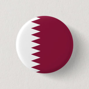 Flagge Katars Button