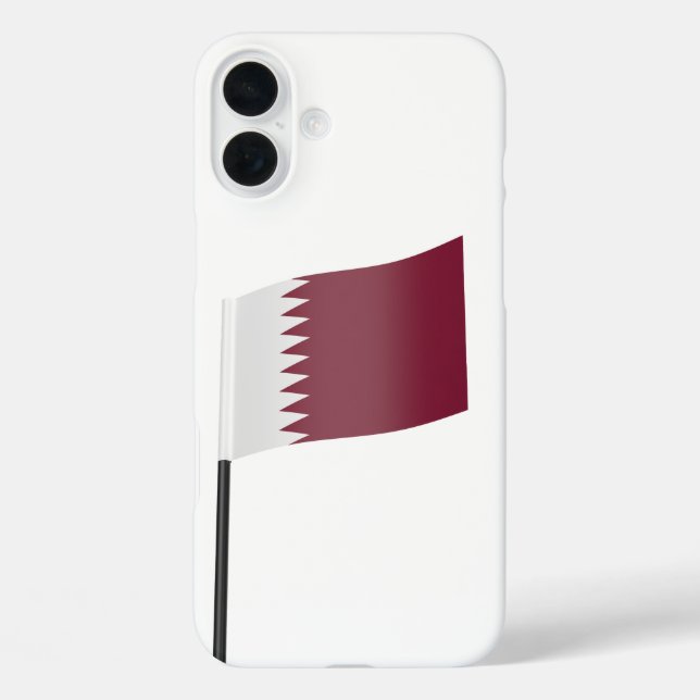 Flagge Katars Case-Mate iPhone Hülle (Rückseite)