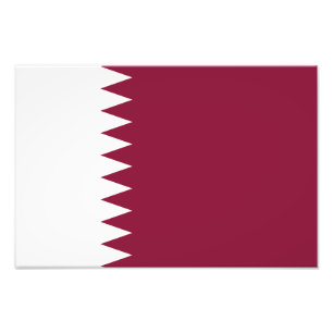 Flagge Katars Fotodruck
