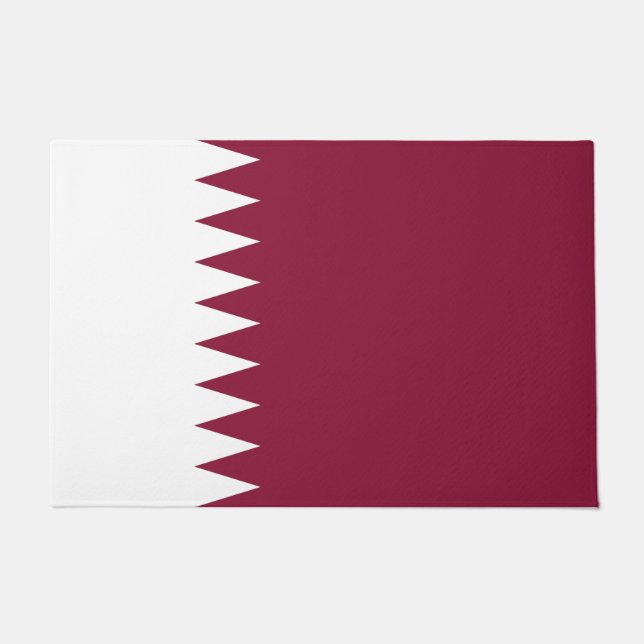 Flagge Katars Fußmatte (Vorderseite)