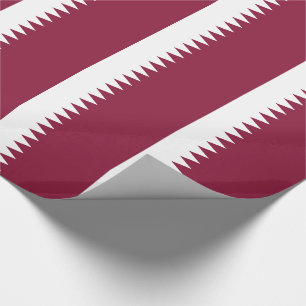 Flagge Katars Geschenkpapier