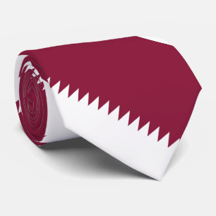 Flagge Katars Krawatte