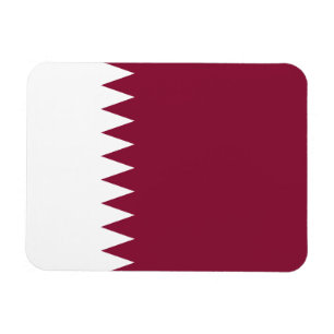 Flagge Katars Magnet