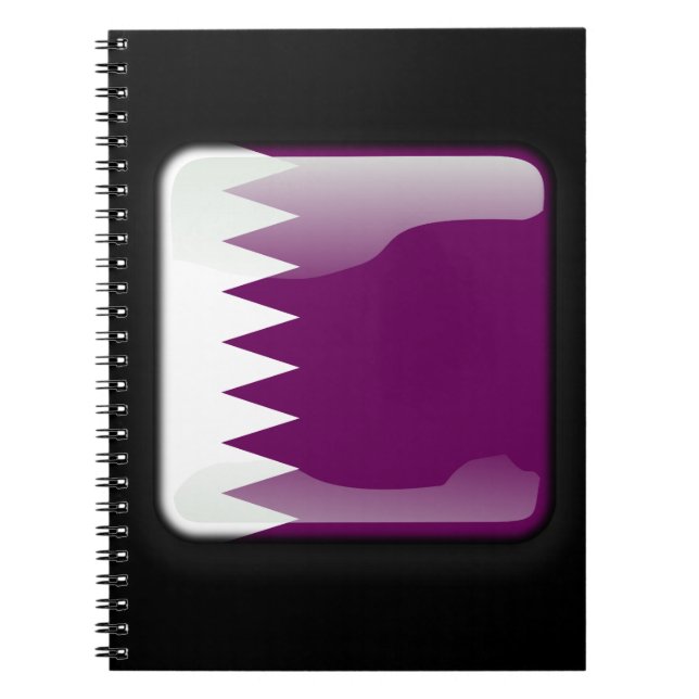 Flagge Katars Notizblock (Vorderseite)