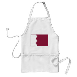 Flagge Katars Schürze
