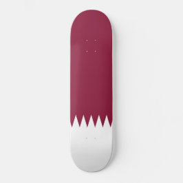 Flagge Katars Skateboard