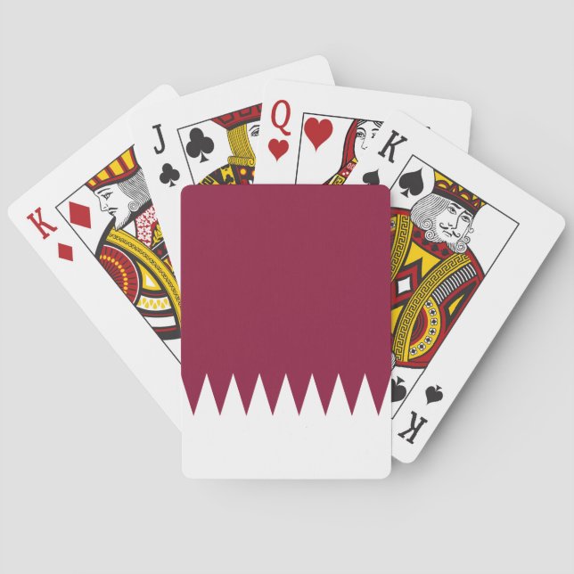 Flagge Katars Spielkarten (Rückseite)