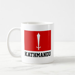 Flagge Katmandu, Nepal Kaffeetasse