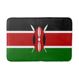 Flagge Kenias Badematte