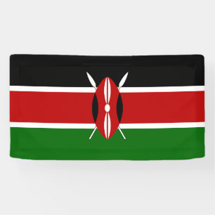 Flagge Kenias Banner