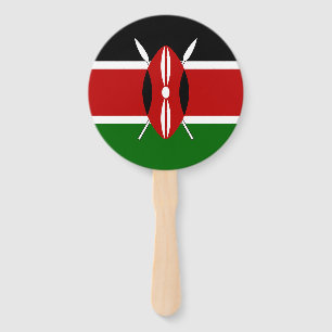 Flagge Kenias Fächer