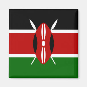 Flagge Kenias Magnet