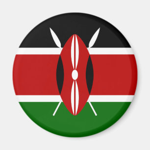 Flagge Kenias Magnet