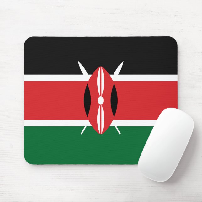 Flagge Kenias Mousepad (Mit Mouse)