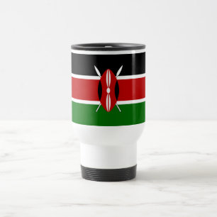 Flagge Kenias Reisebecher