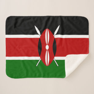 Flagge Kenias Sherpadecke