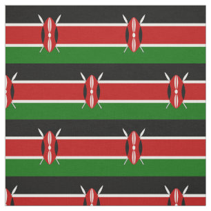 Flagge Kenias Stoff