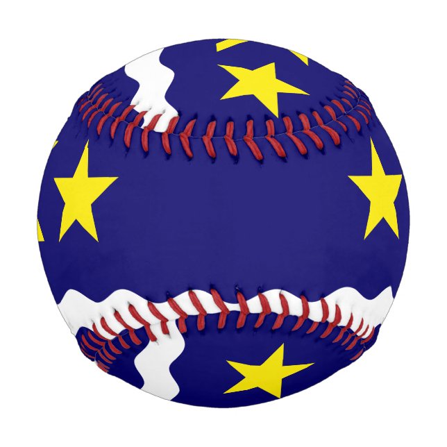 Flagge Kinshasa, Kongo-Baseball Baseball (Vorderseite)