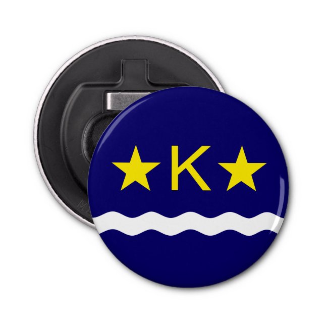 Flagge Kinshasa, Kongo Flaschenöffner (Vorderseite)