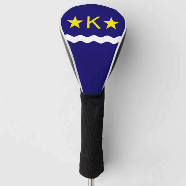 Flagge Kinshasa, Kongo Golf Head Cover Golf Headcover (Vorderseite)