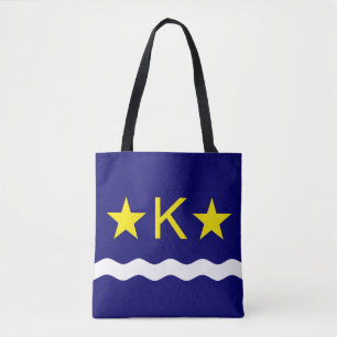 Flagge Kinshasa, Kongo Tote Bag